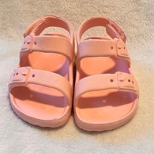 Pastel Pink Baby Sandles Size #4 Used
